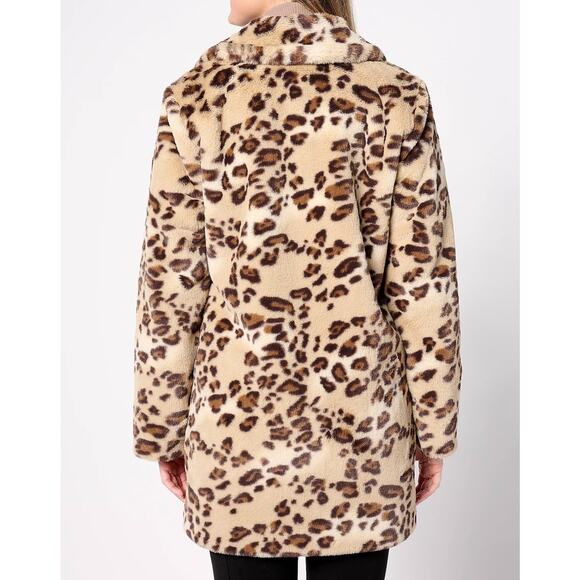 NWT Dennis Basso QVC 30th Anniversary Cheetah Faux Fur Coat, Size 3X, Rtail $175 - Picture 2 of 4